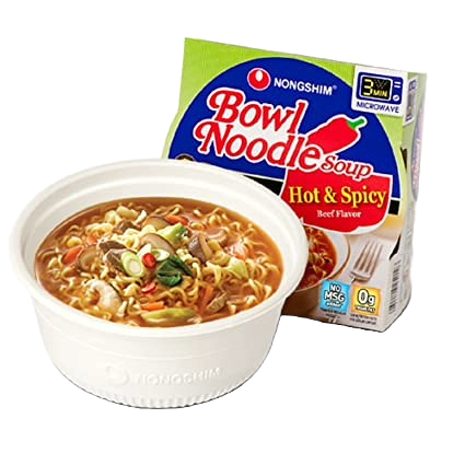 Nongshim Bowl Noodles Hot (12x3.03OZ )