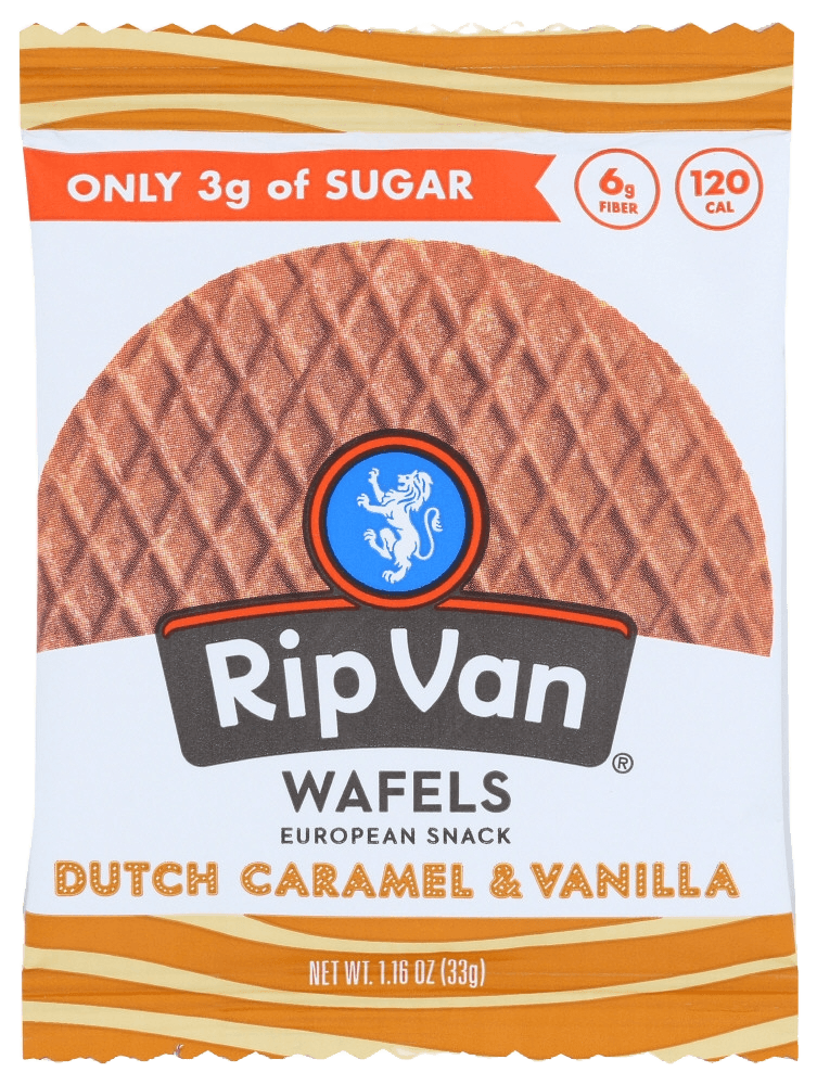 Rip Van Wafels Dutch Caramel & Vanilla (12 X 1.16 OZ)