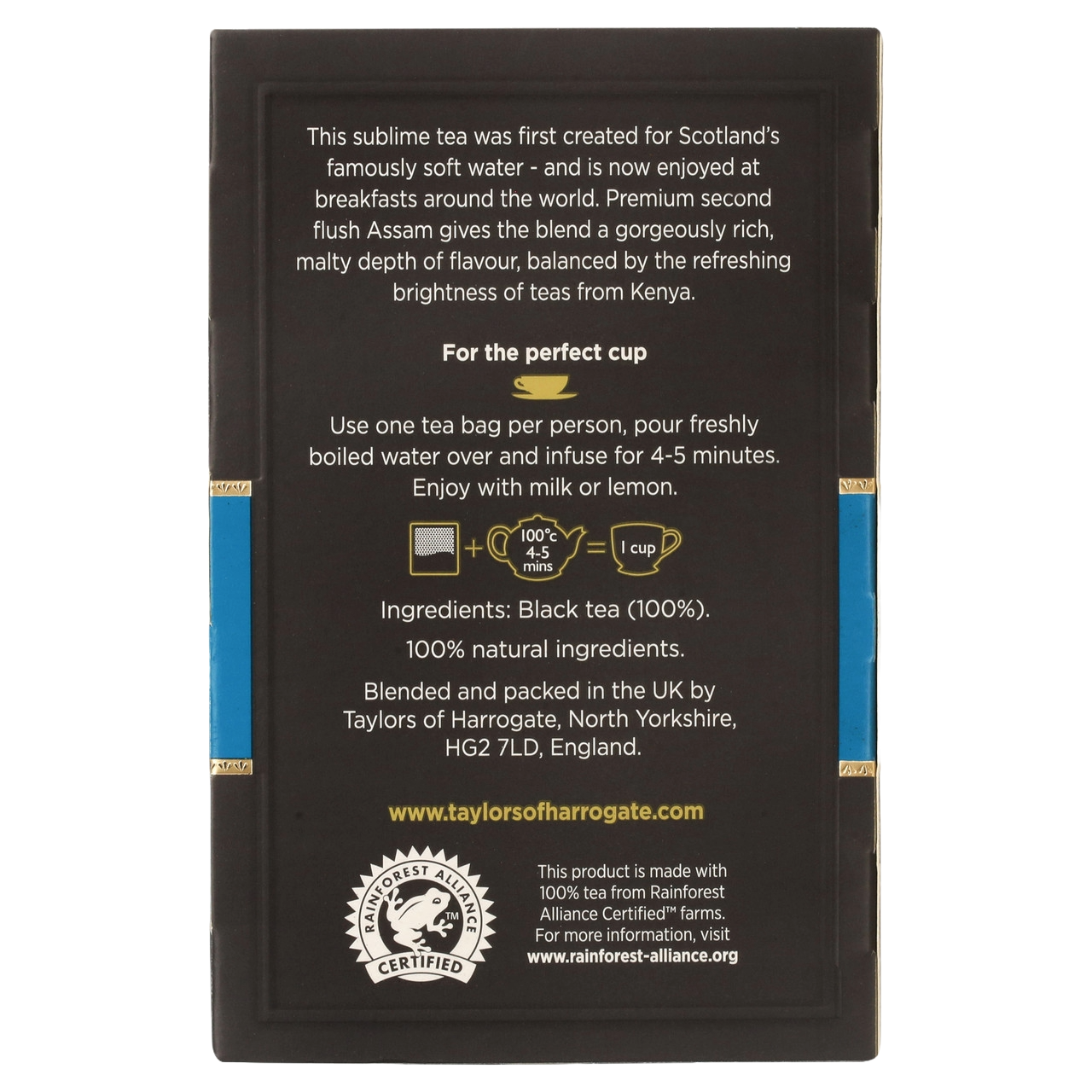 Taylors Of Harrogate Scottish Breakfast Tea (6x50BG )