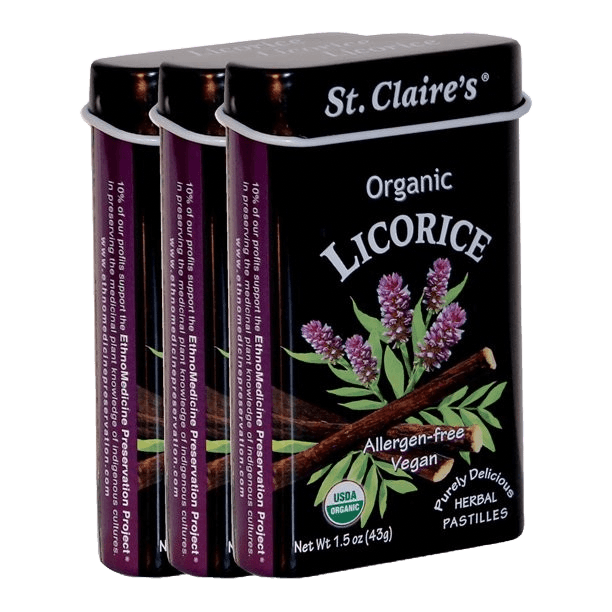 St. Claire's Organic Licorice (6 X 1.5 OZ)