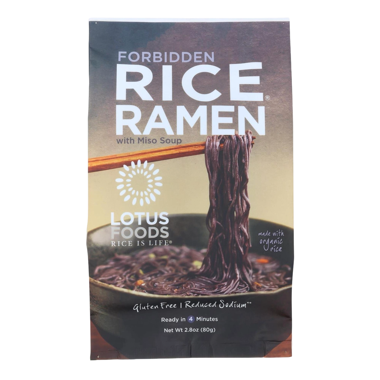 Lotus Foods Organic Rice Ramen With Miso Soup (10x2.8 OZ)