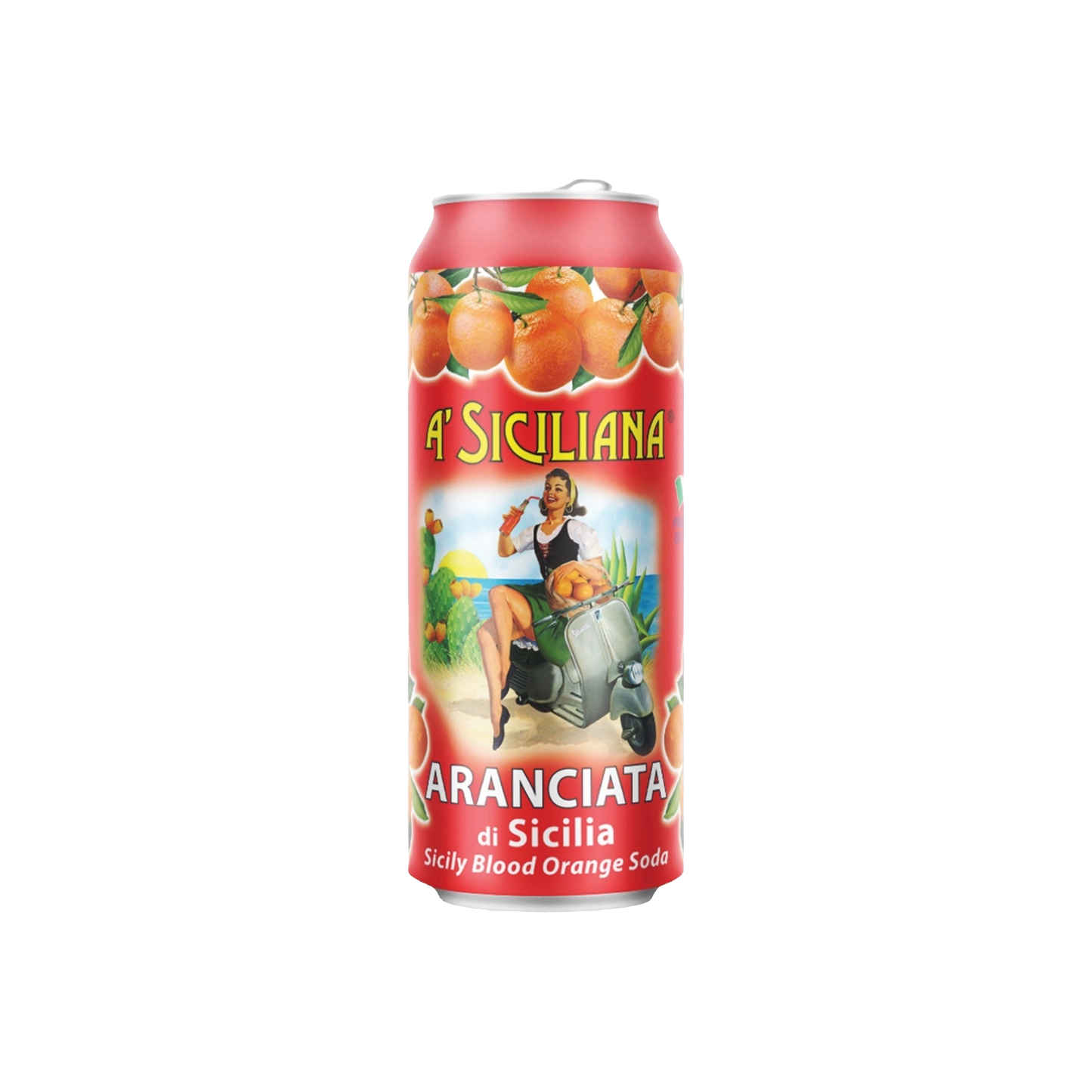 A’ Siciliana Sicilian Aranciata Blood Orange Soda 11.15oz - soda