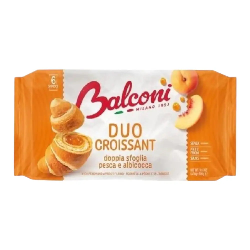 Balconi Croissant Duo Pesca e albicocca Peach / apricot 6x50g =300gr - pastry