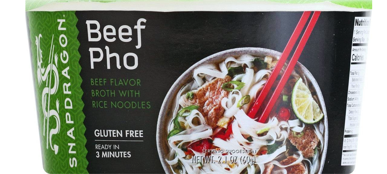 Snapdragon Beef Pho Bowl ( 6 X 2.1 OZ )