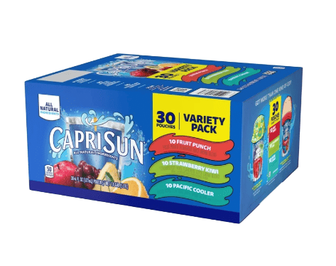 Capri Sun Variety Pack Juice Pouches - 30 ct Box, 6 fl oz