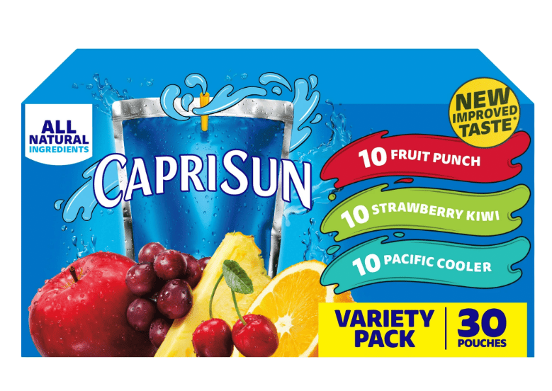 Capri Sun Variety Pack Juice Pouches - 30 ct Box, 6 fl oz