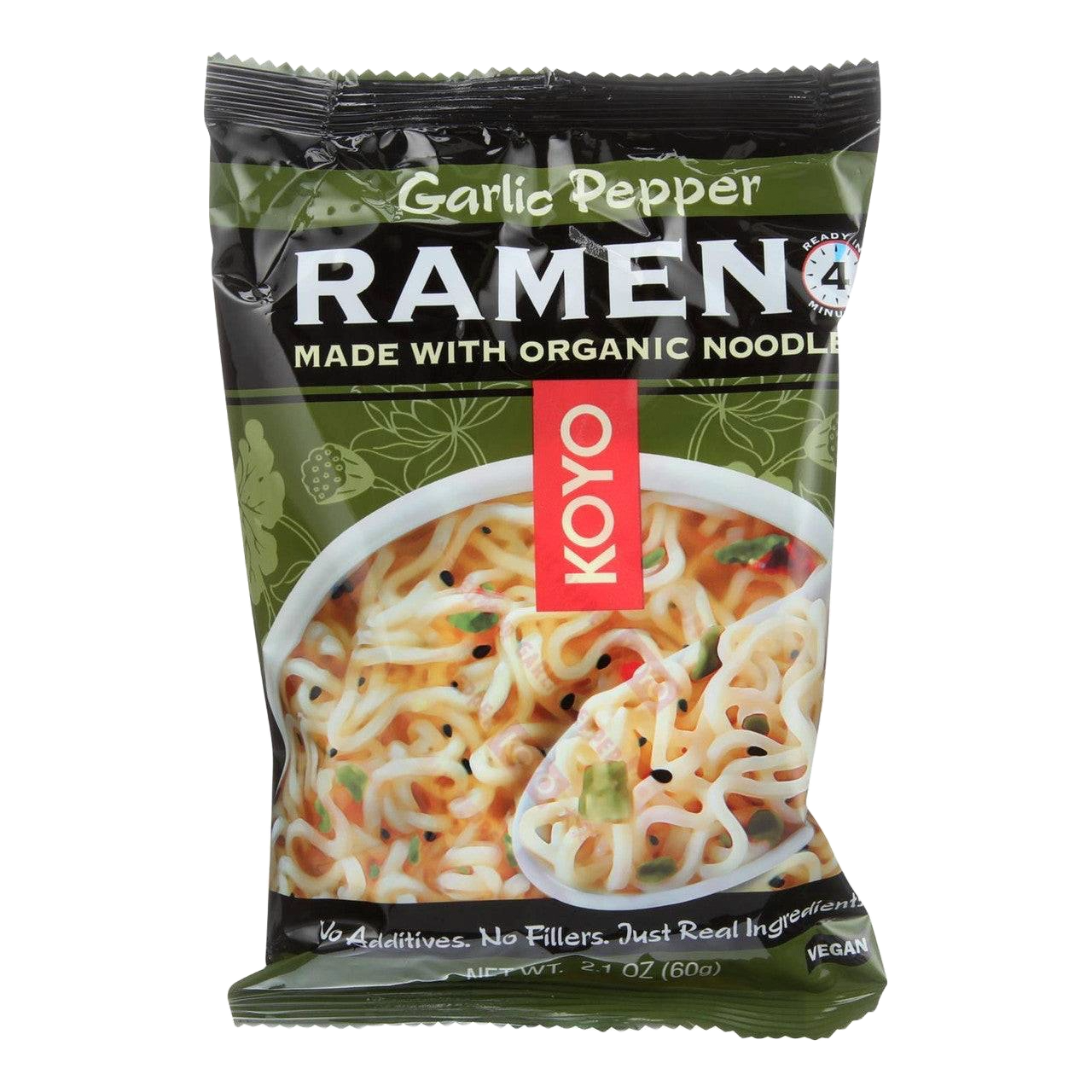 Koyo Garlic Pepper Ramen (12x2.1OZ )
