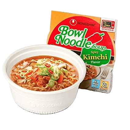 Nongshim Kimchi Noodle Soup Bowl (12x3.03Oz)