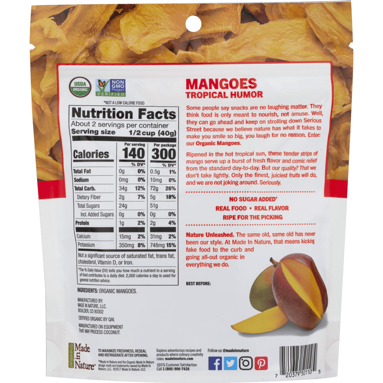 OG2 M.I.N. DRIED MANGOS ( 6 X 3 OZ )-1