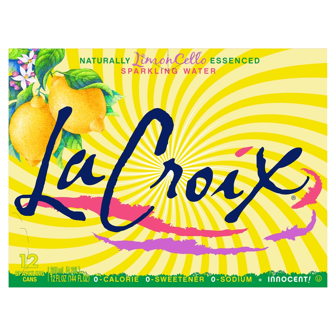 La Croix Limoncello Sparkling Water - ( 2 X 12 pack)