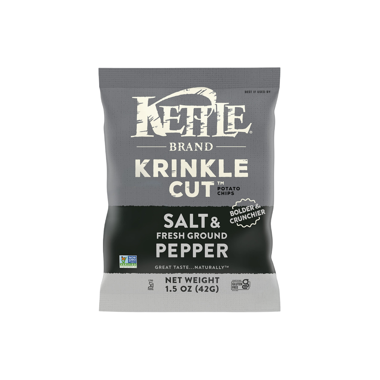 Bulk Buy Kettle Brand Salt & Pepper Chips - 24 Pack