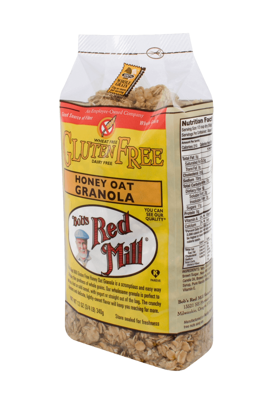 Bob's Red Mill Gluten Free Honey Oat Granola - ( 4 X 12 OZ )