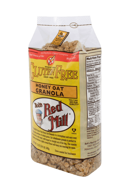 Bob's Red Mill Gluten Free Honey Oat Granola - ( 4 X 12 OZ )