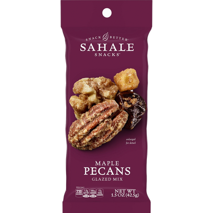 Sahale Maple Pecans Glazed Mix - (9 packs x  1.5 oz)