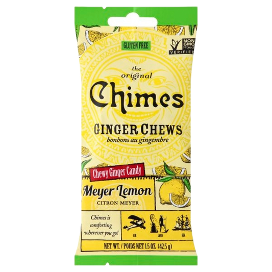 Chimes Meyer Lemon Ginger Chews ( 12 X 1.5 OZ)