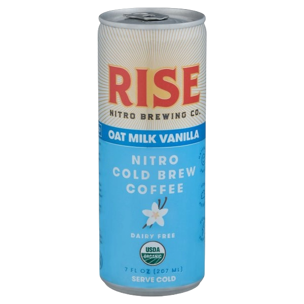 Rise Oat Milk Vanilla Nitro Cold Brew Coffee  (12 cans x 7oz)