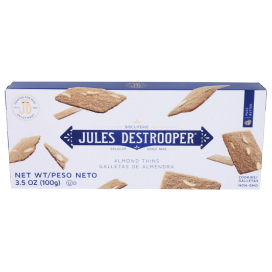 Jules Destrooper Almond Thins (12 boxes x 3.5 oz)
