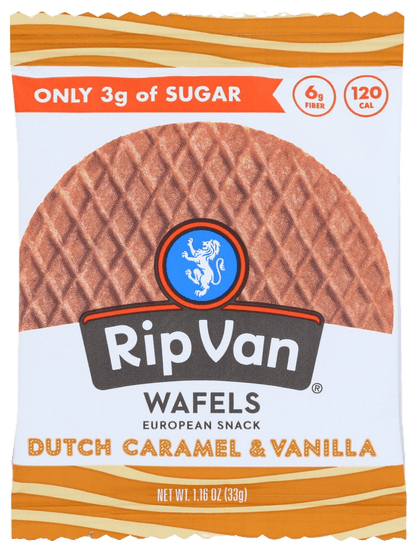 Rip Van Wafels Dutch Caramel & Vanilla (12 X 1.16 OZ)