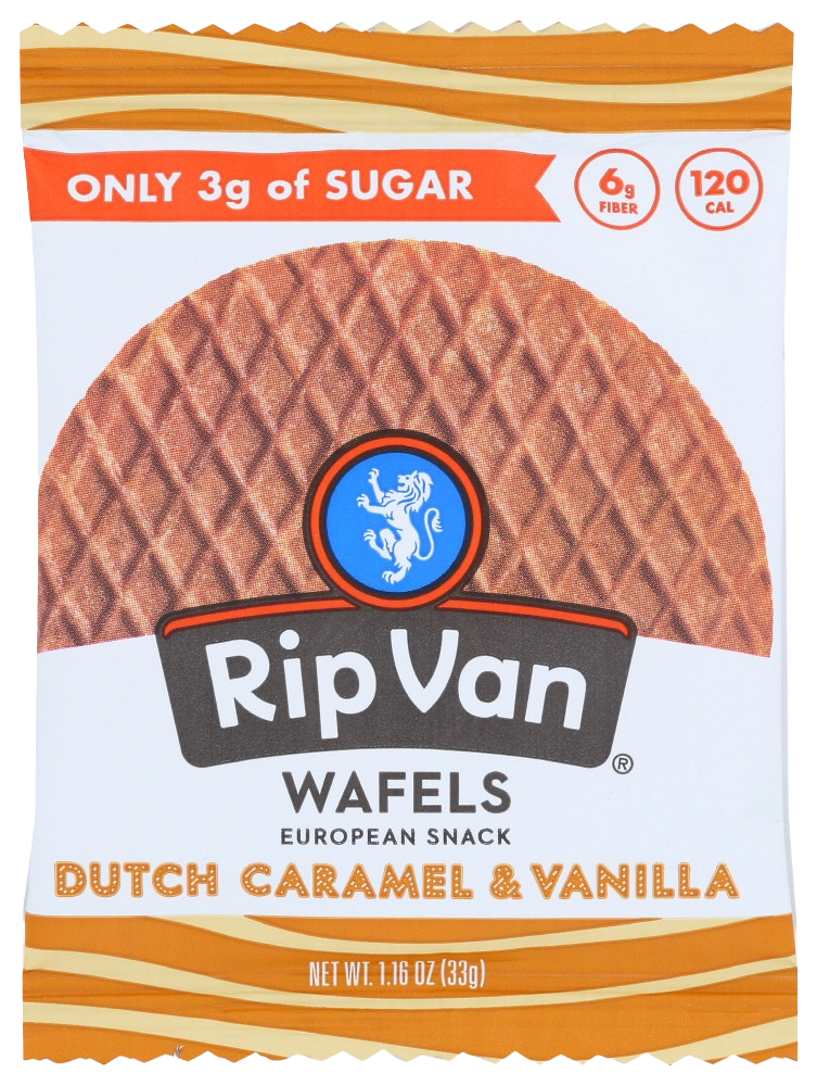 Rip Van Wafels Dutch Caramel & Vanilla -  ( 12 X 1.16 OZ   )