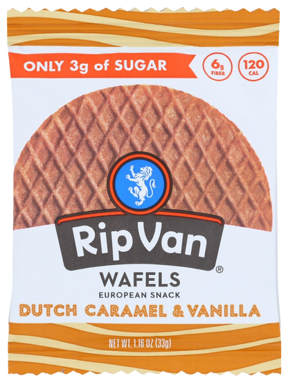 Rip Van Wafels Dutch Caramel & Vanilla -  ( 12 X 1.16 OZ   )