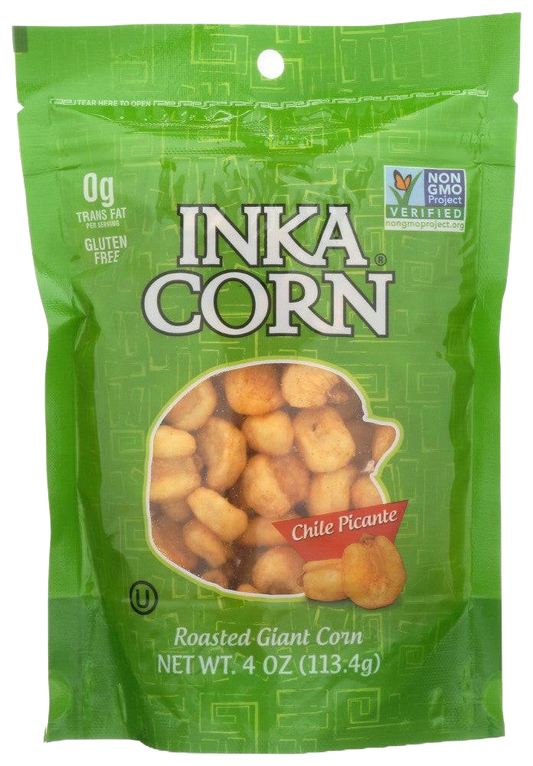 Inka Roasted Giant Roasted Corn Chile Picante Flavor (6 x 4oz)