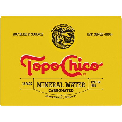 Topo Chico Carbonated Mineral Water ( 12 bottles X 12 OZ)