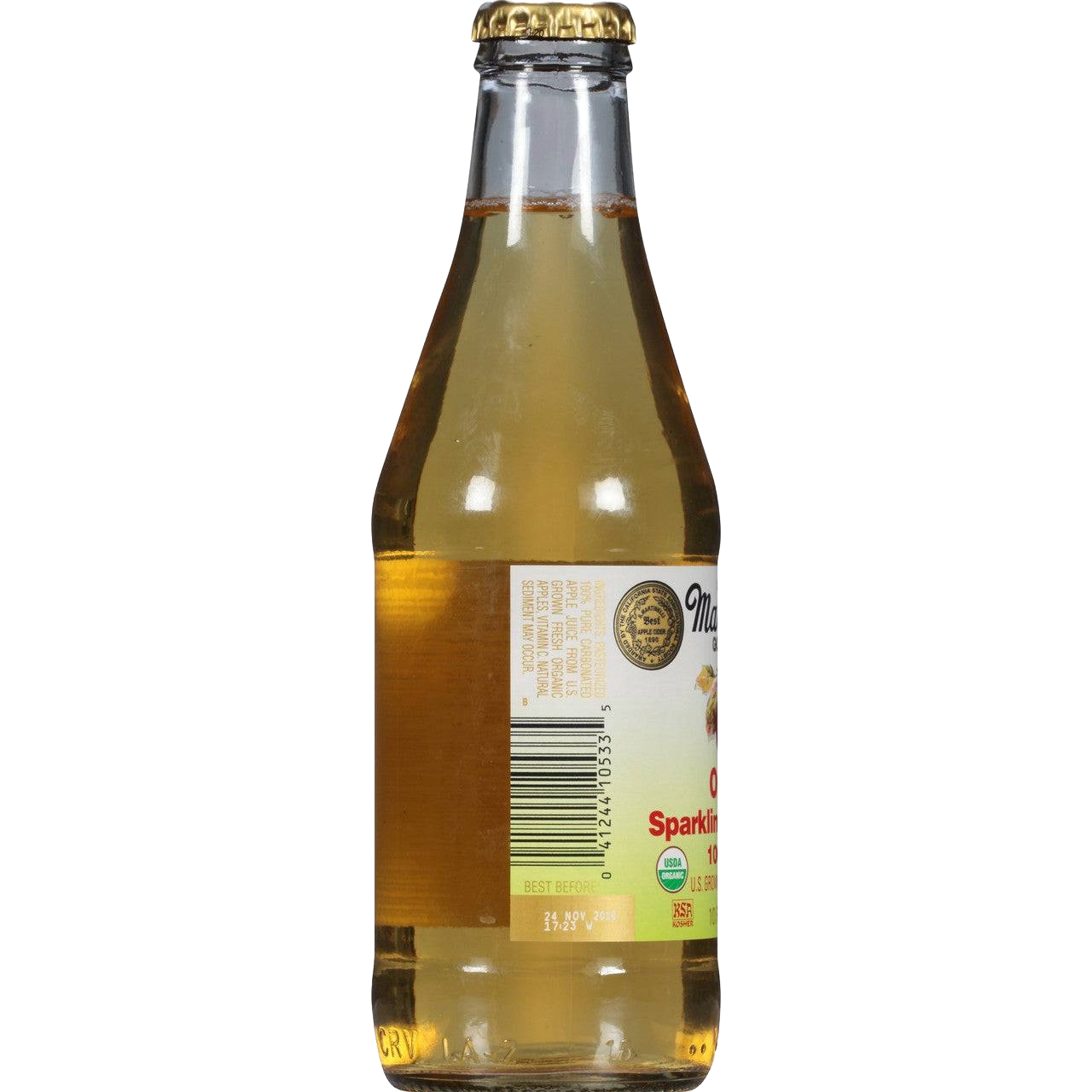 Martinelli's Organic Sparkling Apple Juice (12 X 10 OZ)