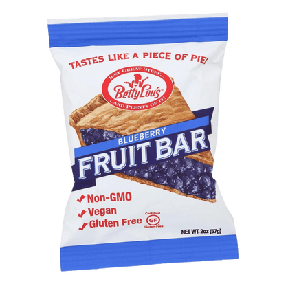 Betty Lou's Blueberry Fruit Bars (12 bars x 2oz)