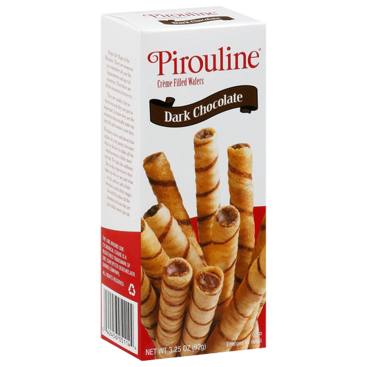 De Beukelaer Pirouline (Wafer) Dark Chocolate (12x3.25OZ )