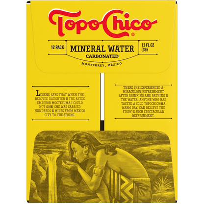 Topo Chico Carbonated Mineral Water ( 12 bottles X 12 OZ)