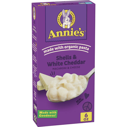 Annie's Shells and White Cheddar (12x6 Oz)-0