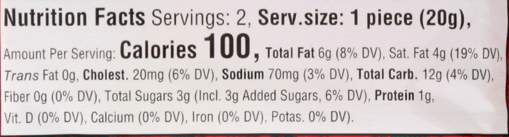 Nutrition label for Walker's Shortbread Fingers showing 100 calories per piece, with butter-rich ingredients and 1g protein per serving.