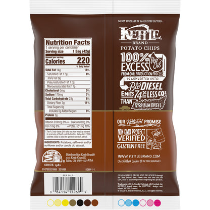 KETTLE CHIPS SEA SALTED ( 24 X 1.5 OZ   )-5