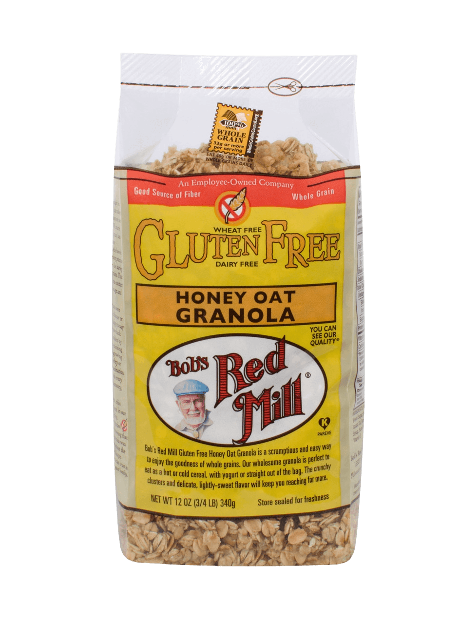 Bob's Red Mill Gluten Free Honey Oat Granola - ( 4 X 12 OZ )