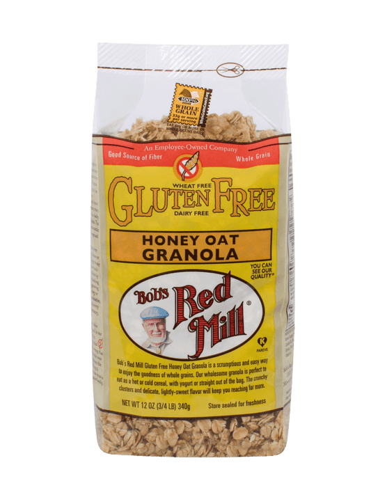 Bob's Red Mill Gluten Free Honey Oat Granola - ( 4 X 12 OZ )
