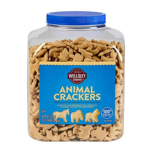 Wellsley Farms Animal Crackers, Snacks for Kids, 62 oz.-0