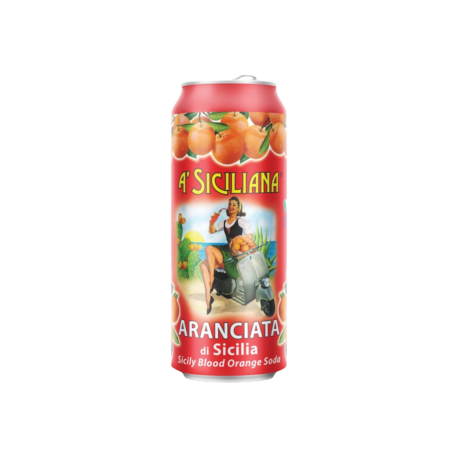 A’ Siciliana Sicilian Aranciata Blood Orange Soda 11.15oz - soda