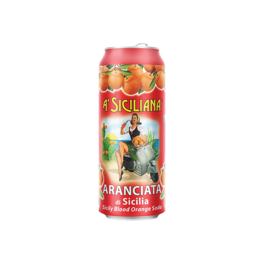 A’ Siciliana Sicilian Aranciata Blood Orange Soda 11.15oz - soda