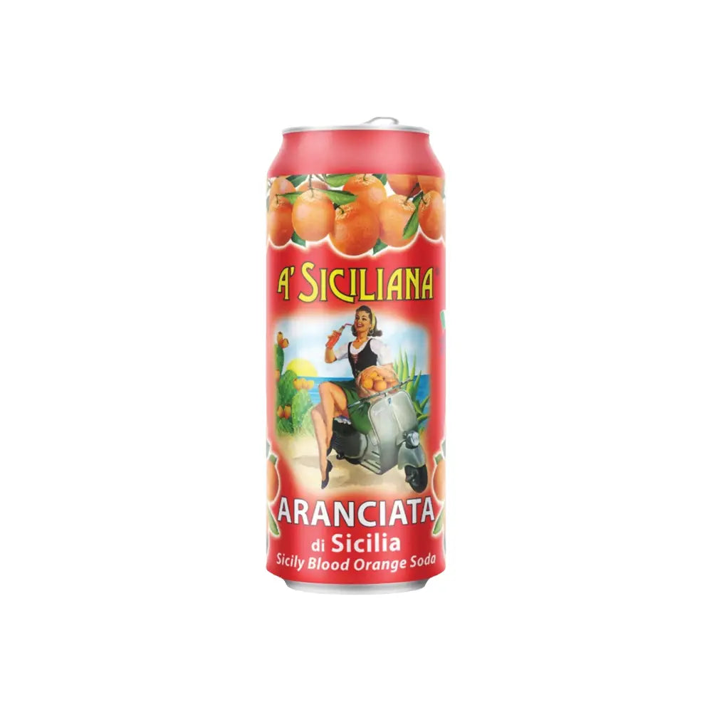 A’ Siciliana Sicilian Aranciata Blood Orange Soda 11.15oz - soda