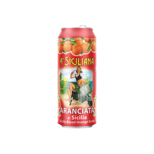 A’ Siciliana Sicilian Aranciata Blood Orange Soda 11.15oz - soda