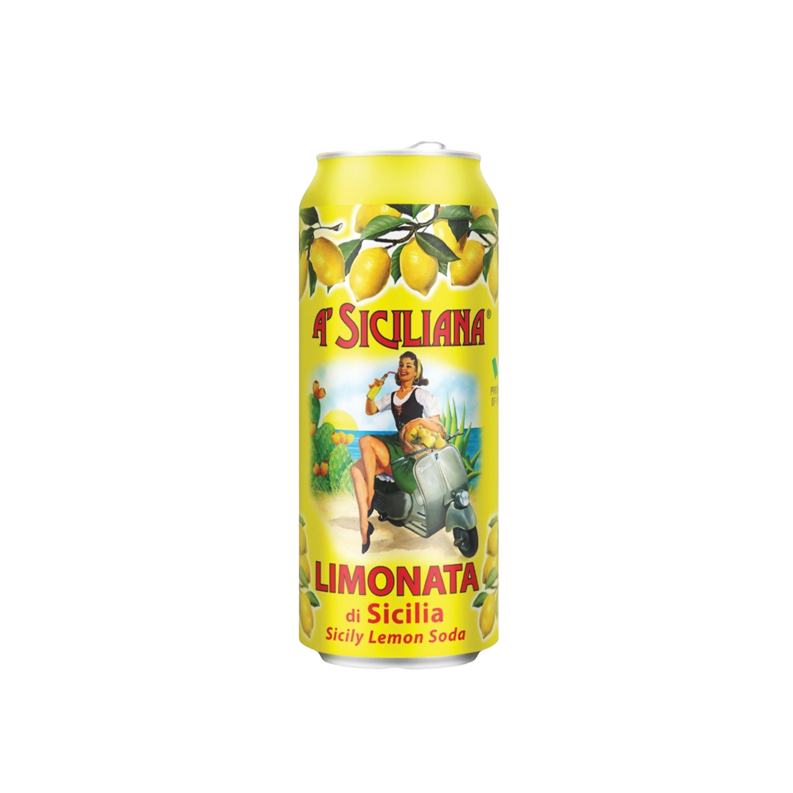 A’ Siciliana Sicilian Limonata Lemon Soda 11.15oz - CARBONATED & SPARKLING