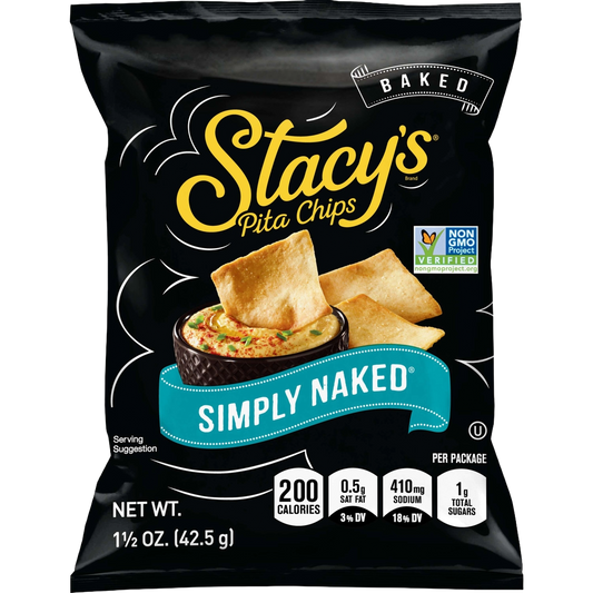 Stacy's Simply Naked Baked Pita Chips - (24 bags X 1.5 oz)