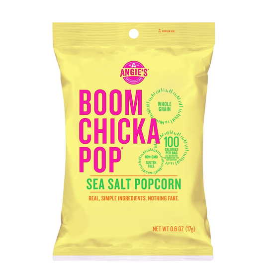 Angie's Boom Chicka Pop Sea Salt Popcorn (24 X 0.6 OZ)