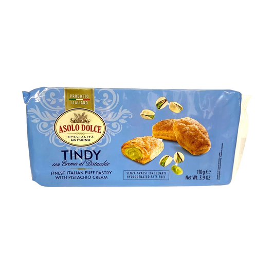 Asolo Dolce Tindy (Puff Pastry) With Pistachio Cream 110g - pastry