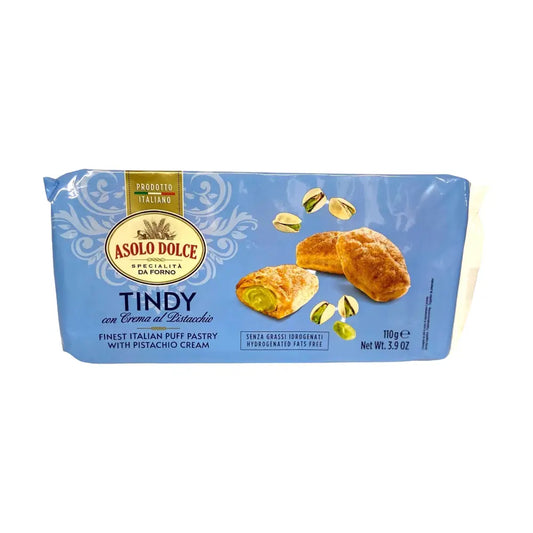 Asolo Dolce Tindy (Puff Pastry) With Pistachio Cream 110g - pastry