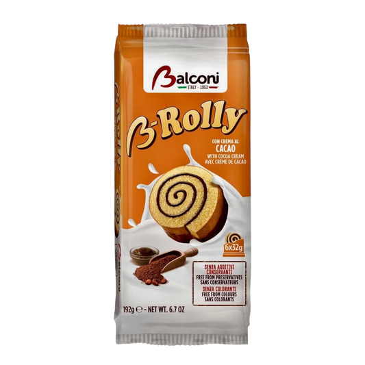 Balconi B-Rolly Cacao Girella 32 g x 6 pieces - pastry