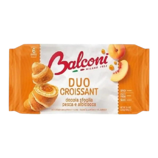 Balconi Croissant Duo Pesca e albicocca Peach / apricot 6x50g =300gr - pastry