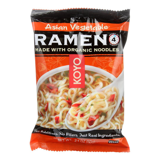 Koyo Foods Asian vegetable Dry Ramen (12x2.1 Oz)-0