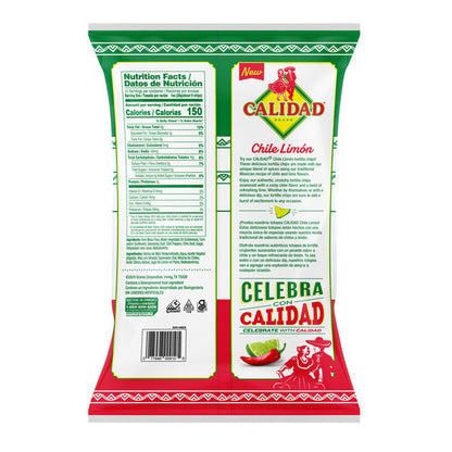 Calidad Chile Limon Tortilla Chips 10 Ounce Bag