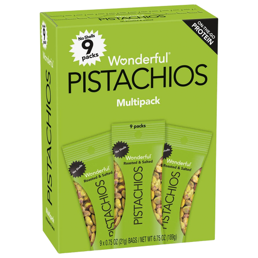 Wonderful Roasted & Salted Pistachios Multipack ( 4 X 6.75 OZ   )